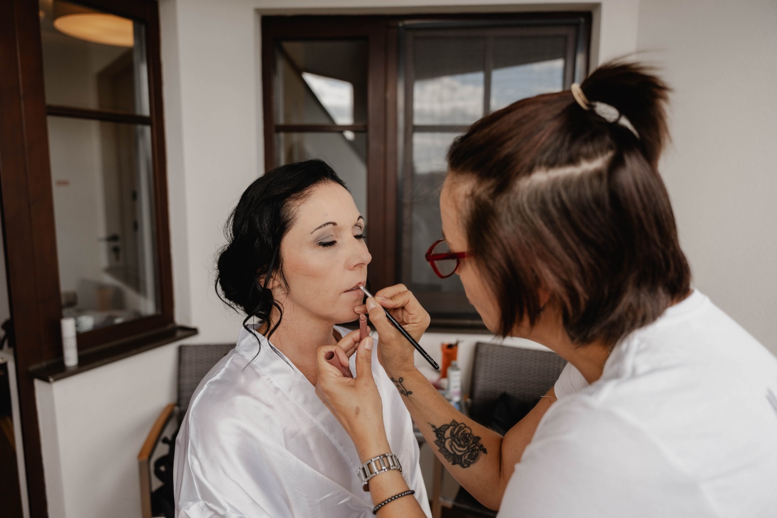 Brautstyling Ablauf Sabrina 07 – professionelles Braut-Make-up